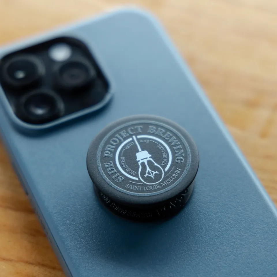 Side Project Circle Logo popsocket telefono nero