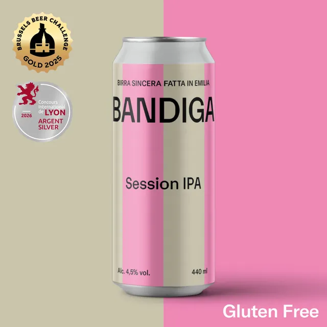 Bandiga Session IPA birra senza glutine 440 ml