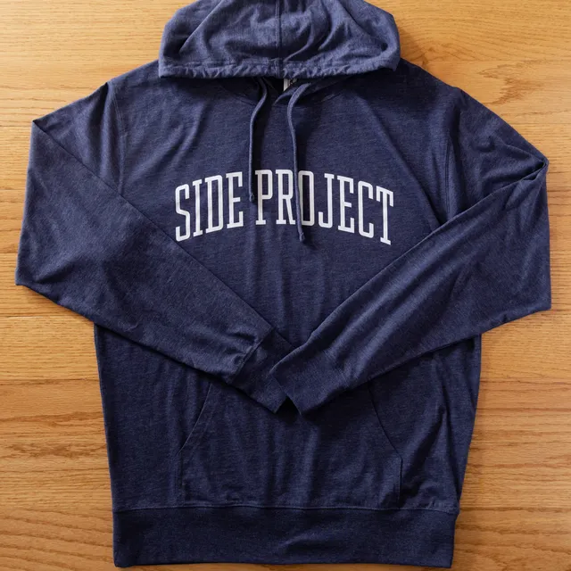 Side Project Collegiate felpa navy taglia L leggera