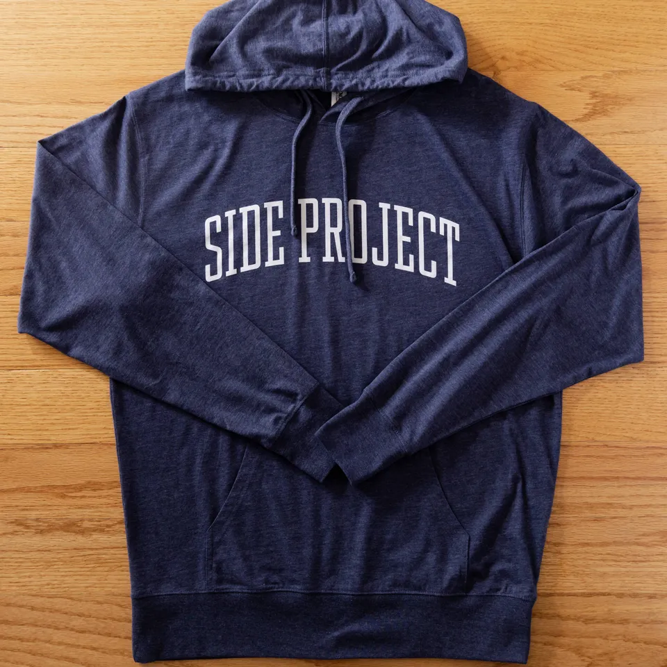 Side Project Collegiate felpa navy taglia L leggera