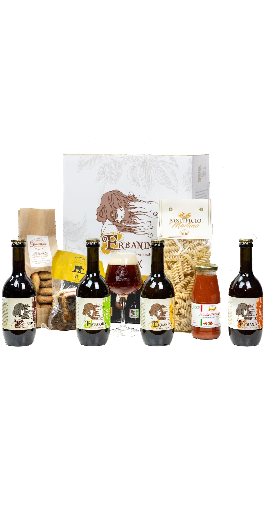 Erbanina Box Natale confezione regalo birra