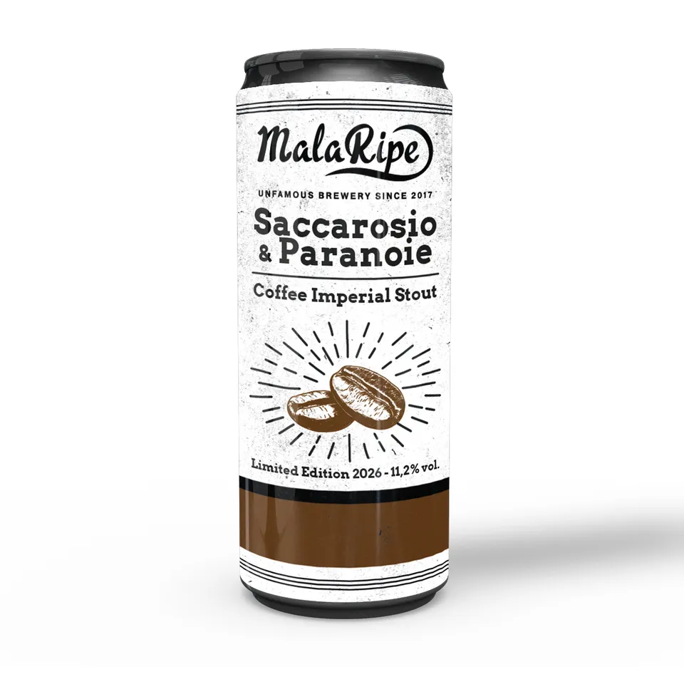 Malaripe Saccarosio & Paranoie imperial stout caffè