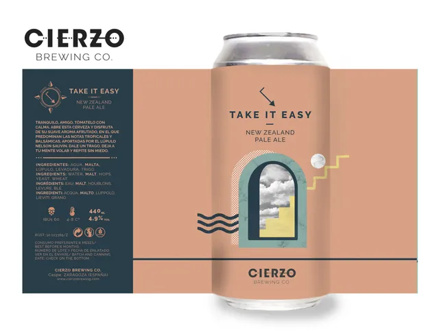 Cierzo Take It Easy IPA birra tropicale 12 lattine