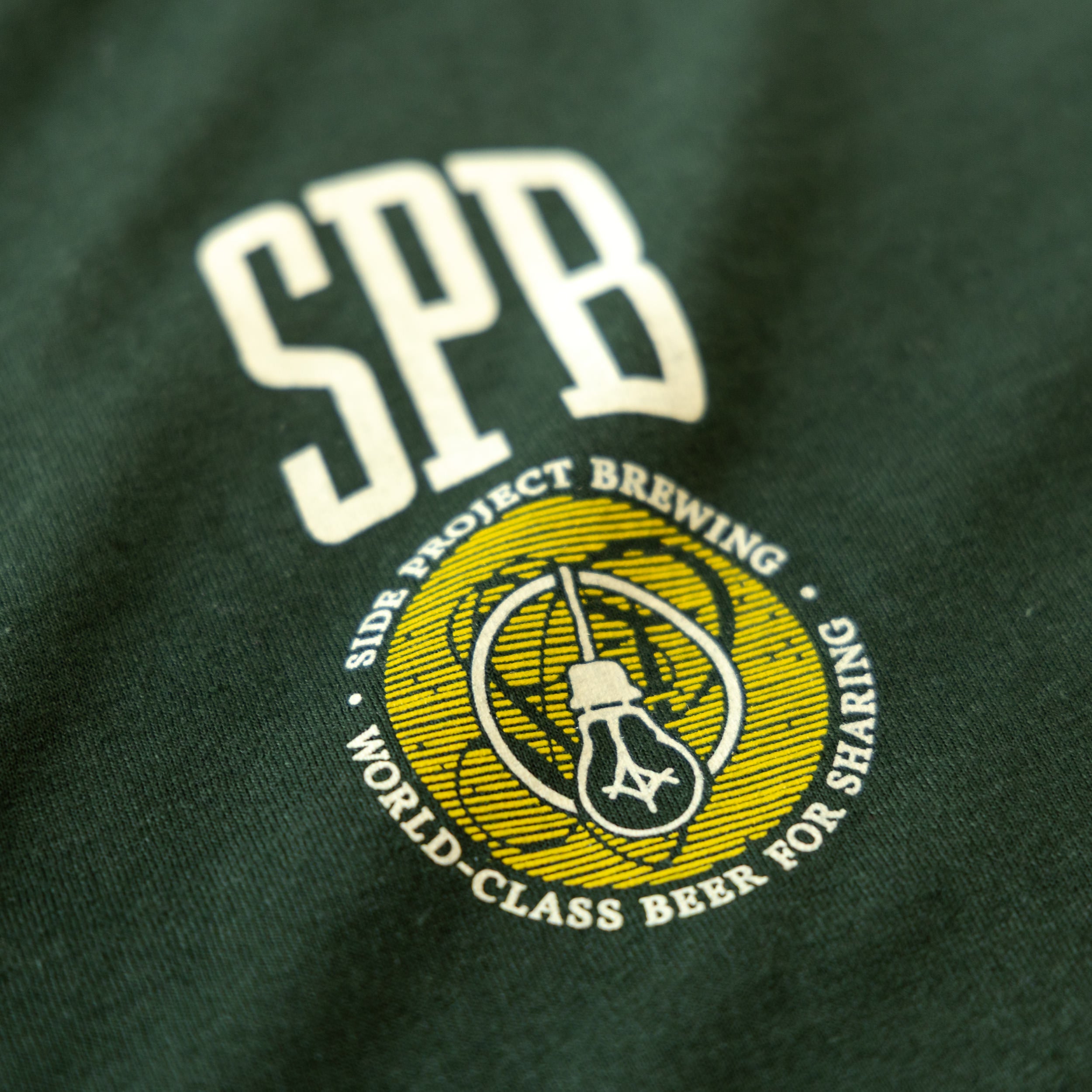 Side Project SPB Collegiate T-Shirt verde M misto cotone