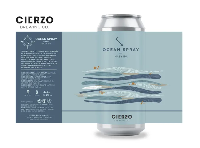 Cierzo Ocean Spray birra IPA 12 lattine Strata