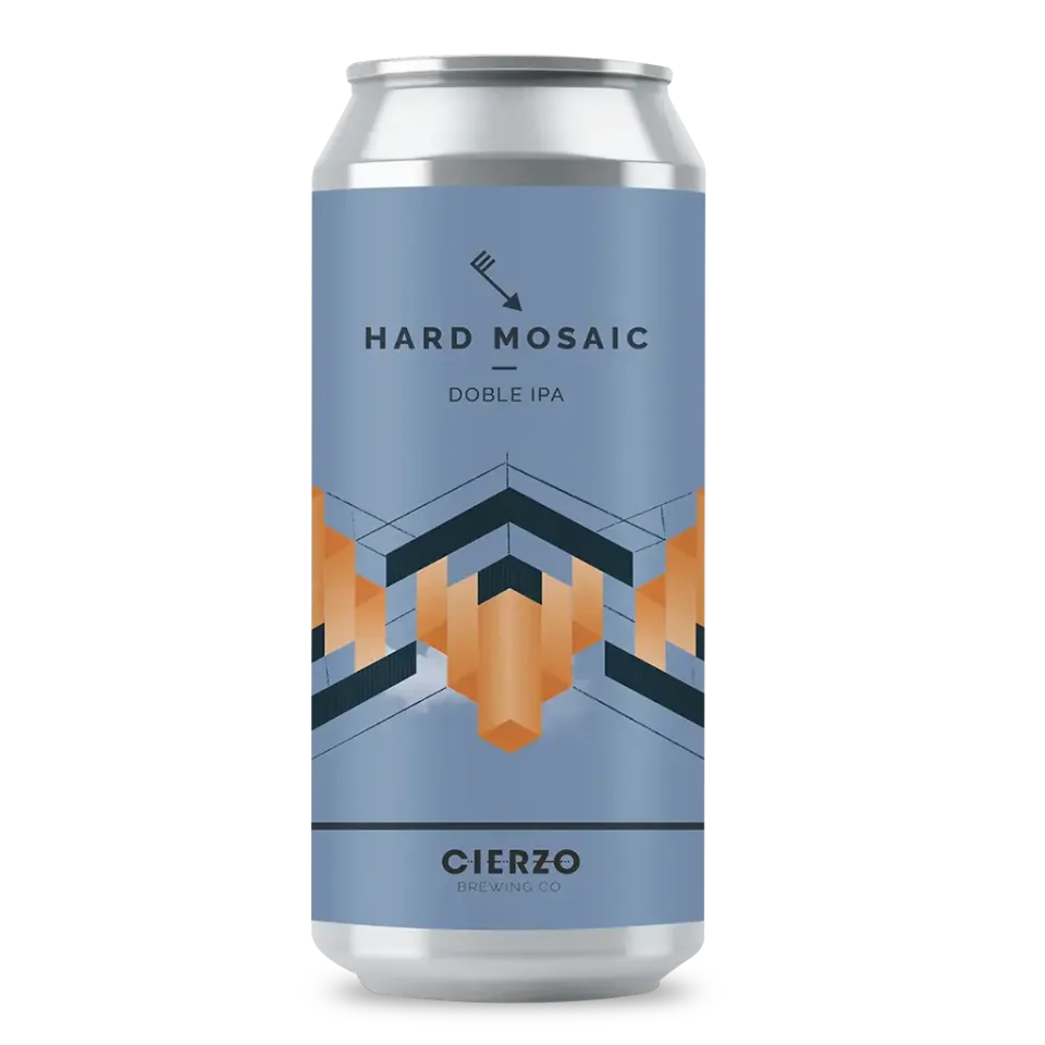 Cierzo Brewing Hard Mosaic birra Imperial IPA al Mosaic